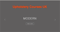Desktop Screenshot of carupholsterycourses.co.uk