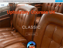 Tablet Screenshot of carupholsterycourses.co.uk